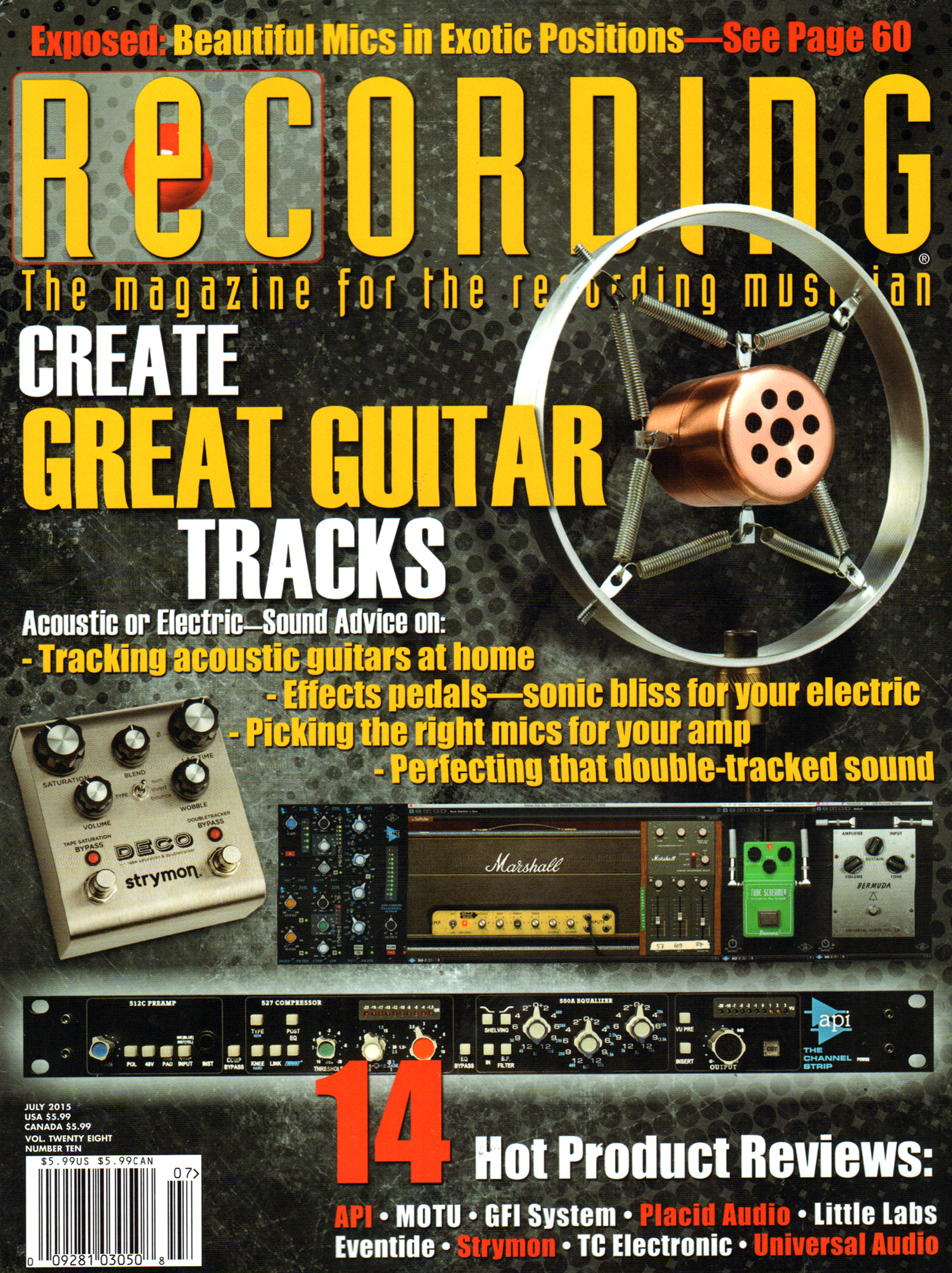 Recording-Magazine July 01, 2015 Issue Cover