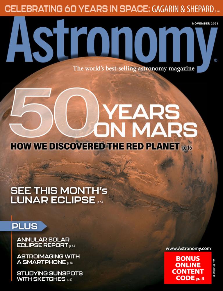 Astronomy November 01, 2021 Issue Cover