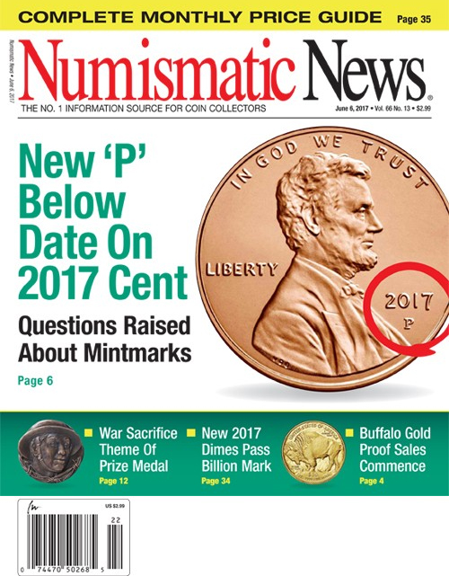 Numismatic-News June 06, 2017 Issue Cover