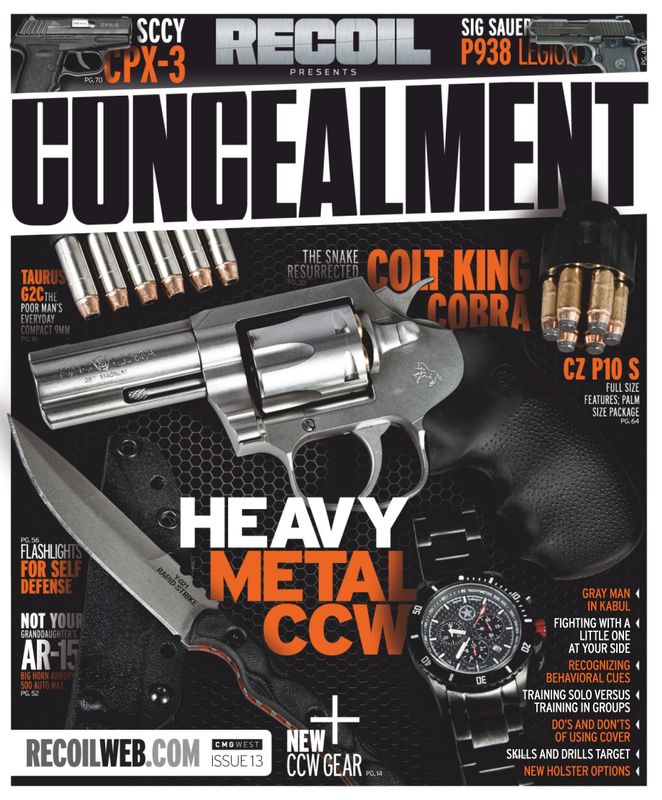Recoil-Concealment March 01, 2019 Issue Cover