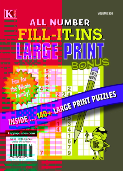 All Number Fill It Ins Bonus March 01, 2026 Issue Cover