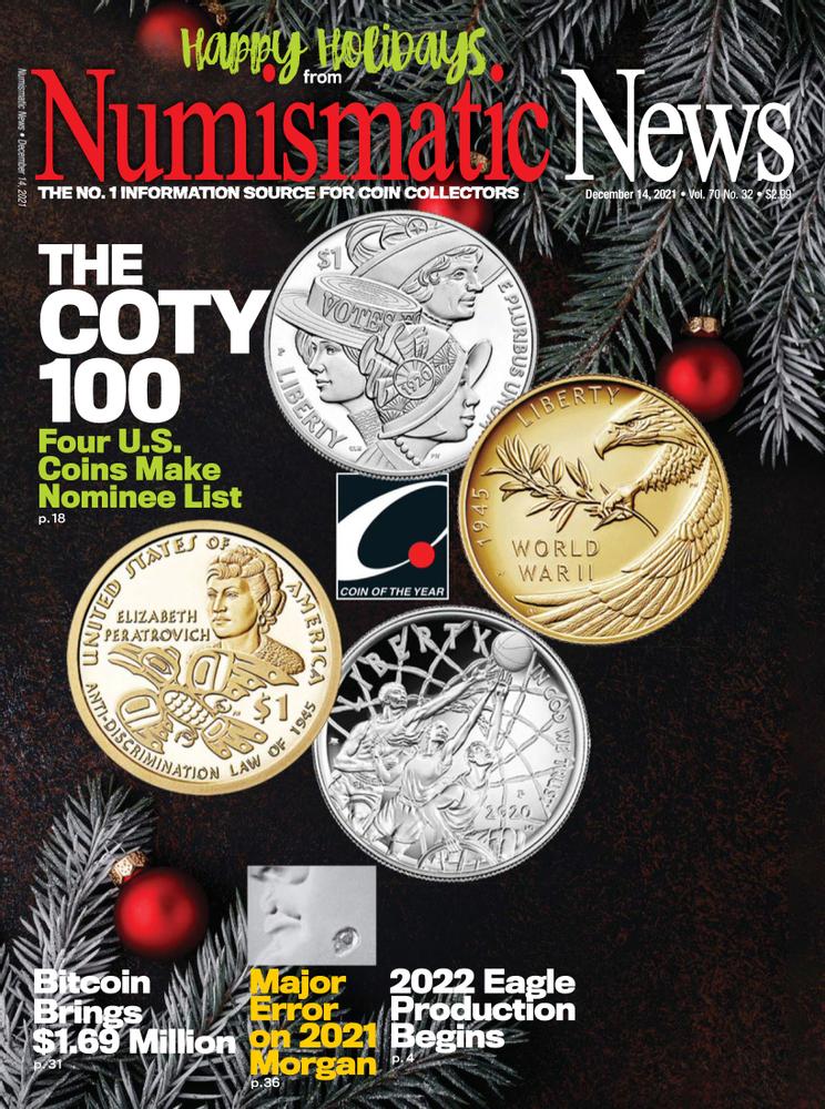 Numismatic-News December 14, 2021 Issue Cover