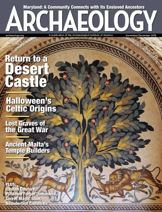 Archaeology November 01, 2016 Issue Cover