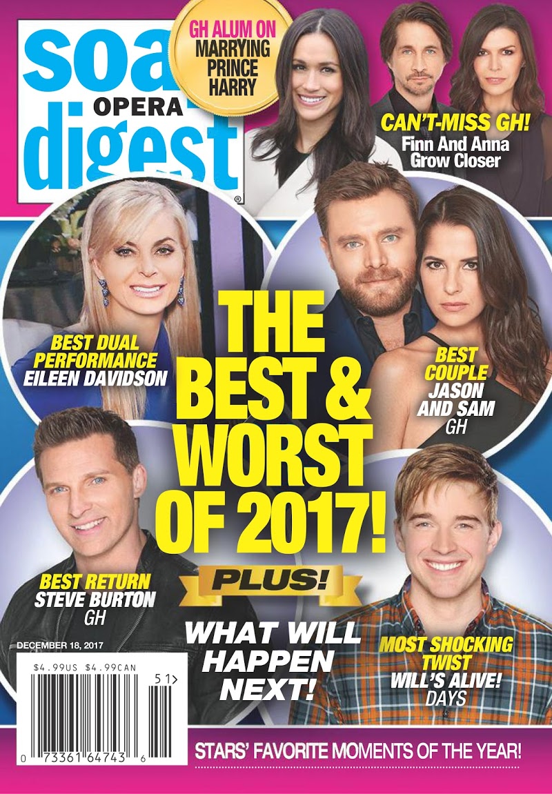 soap-opera-digest December 18, 2017 Issue Cover