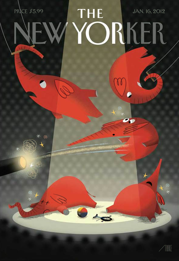 The-New-Yorker January 16, 2012 Issue Cover