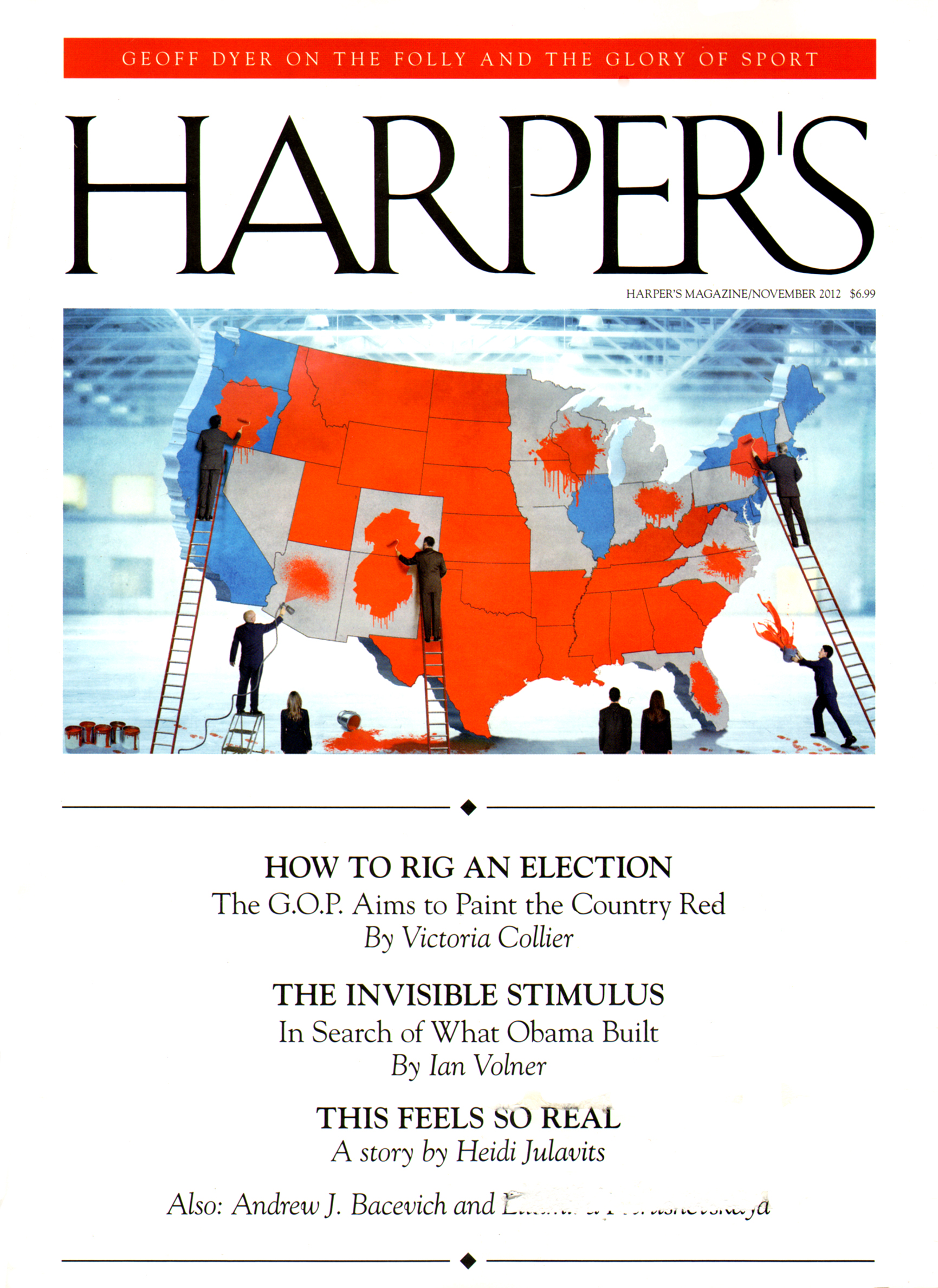 Harpers November 01, 2012 Issue Cover