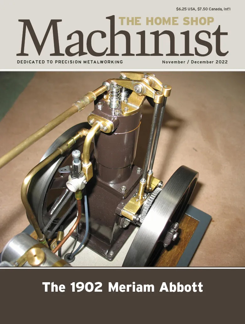 The-Home-Shop-Machinist November 01, 2022 Issue Cover