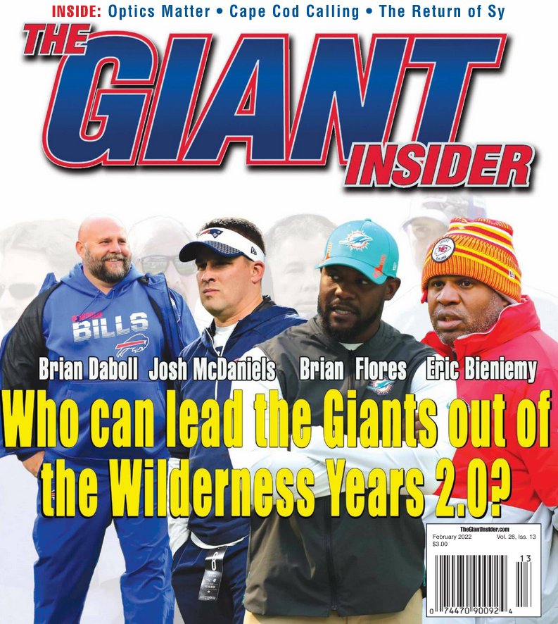 Giants-Insider February 01, 2022 Issue Cover