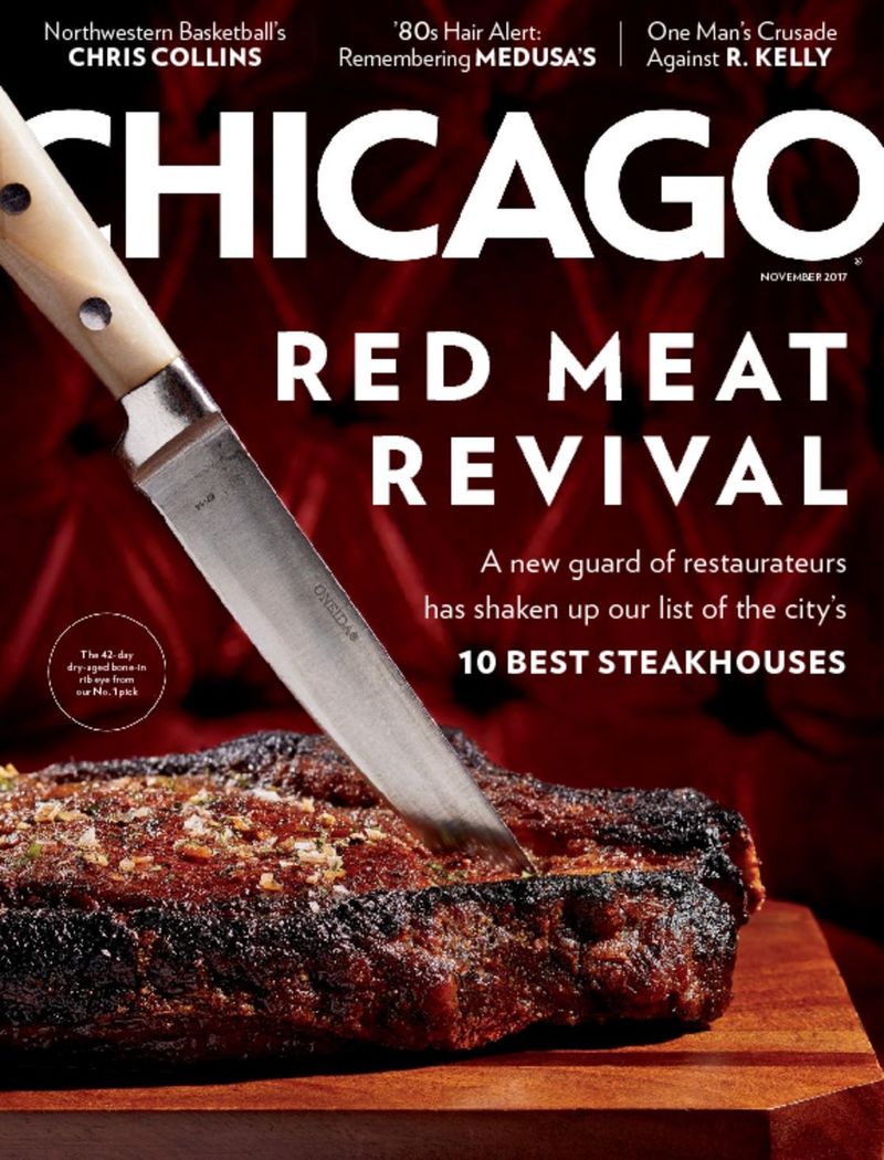 Chicago-Magazine November 01, 2017 Issue Cover