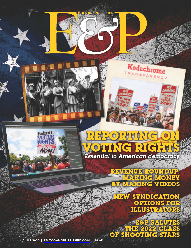 Editor-and-Publisher June 01, 2022 Issue Cover