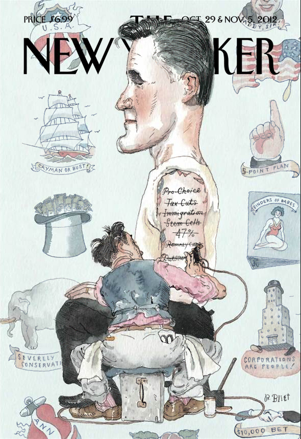 The-New-Yorker October 29, 2012 Issue Cover