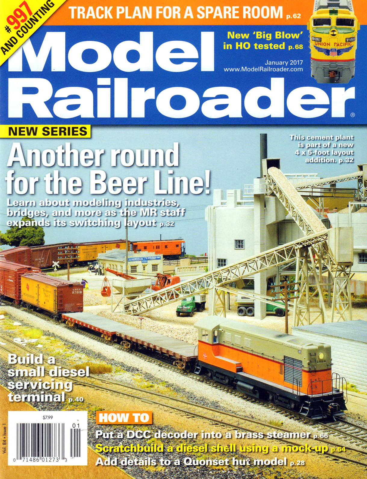 Model-Railroader January 01, 2017 Issue Cover