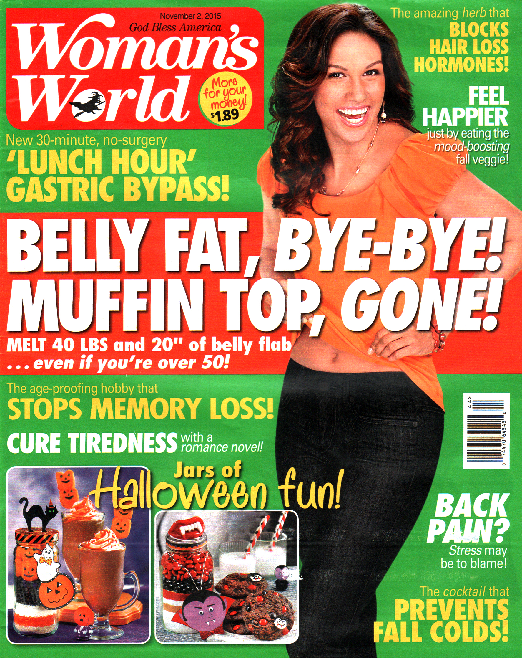 Womans-World November 02, 2015 Issue Cover