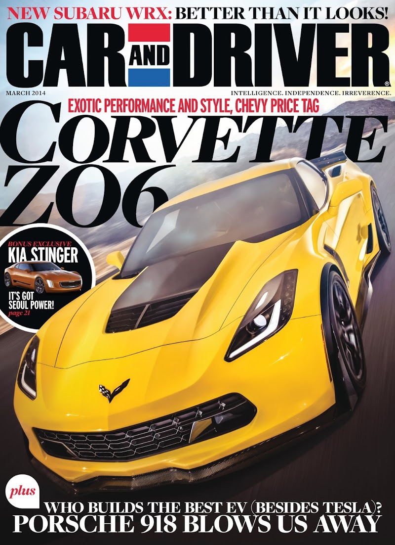 Car-And-Driver March 01, 2014 Issue Cover