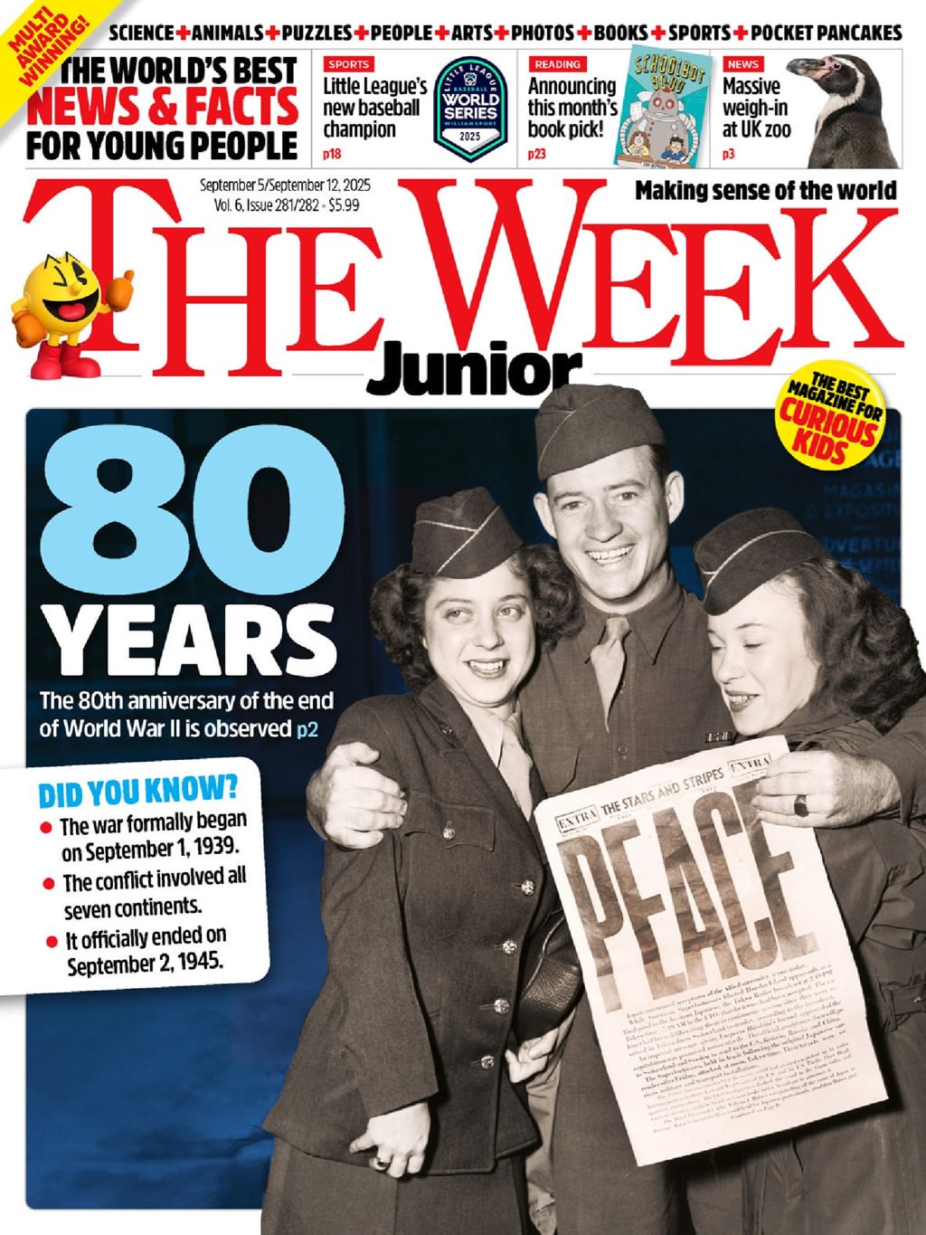 The Week Junior September 05, 2025 Issue Cover