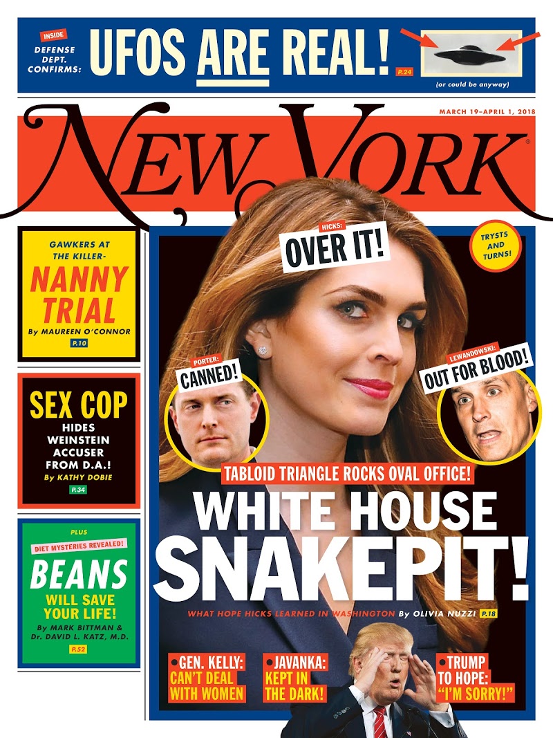 New-York-Magazine March 19, 2018 Issue Cover