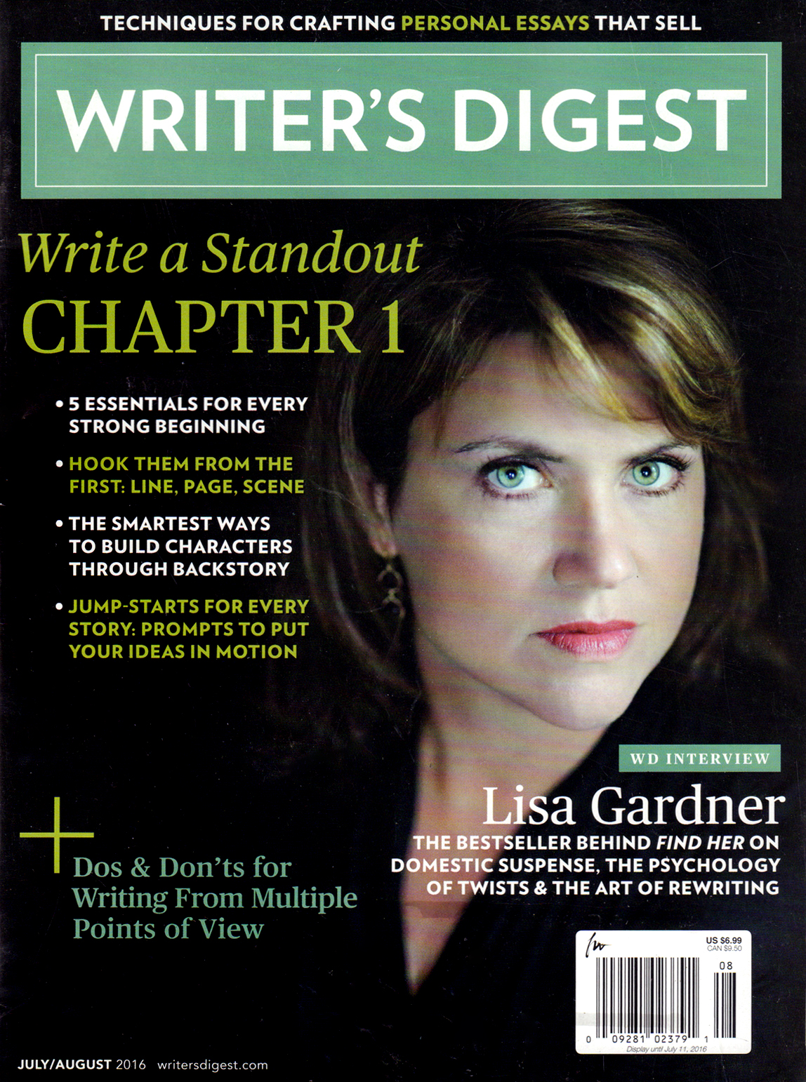 Writers-Digest July 01, 2016 Issue Cover