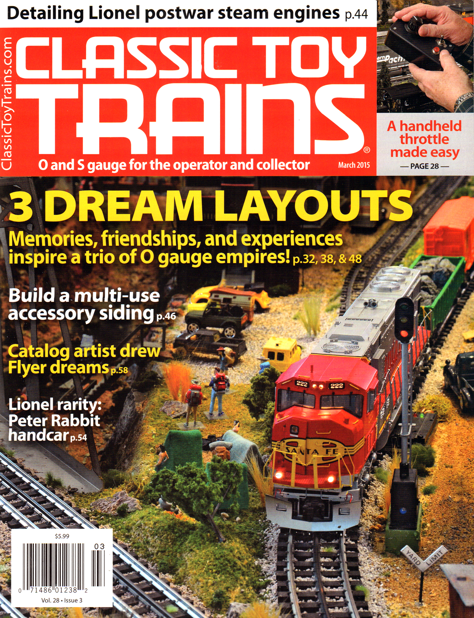 Classic-Toy-Trains March 01, 2015 Issue Cover