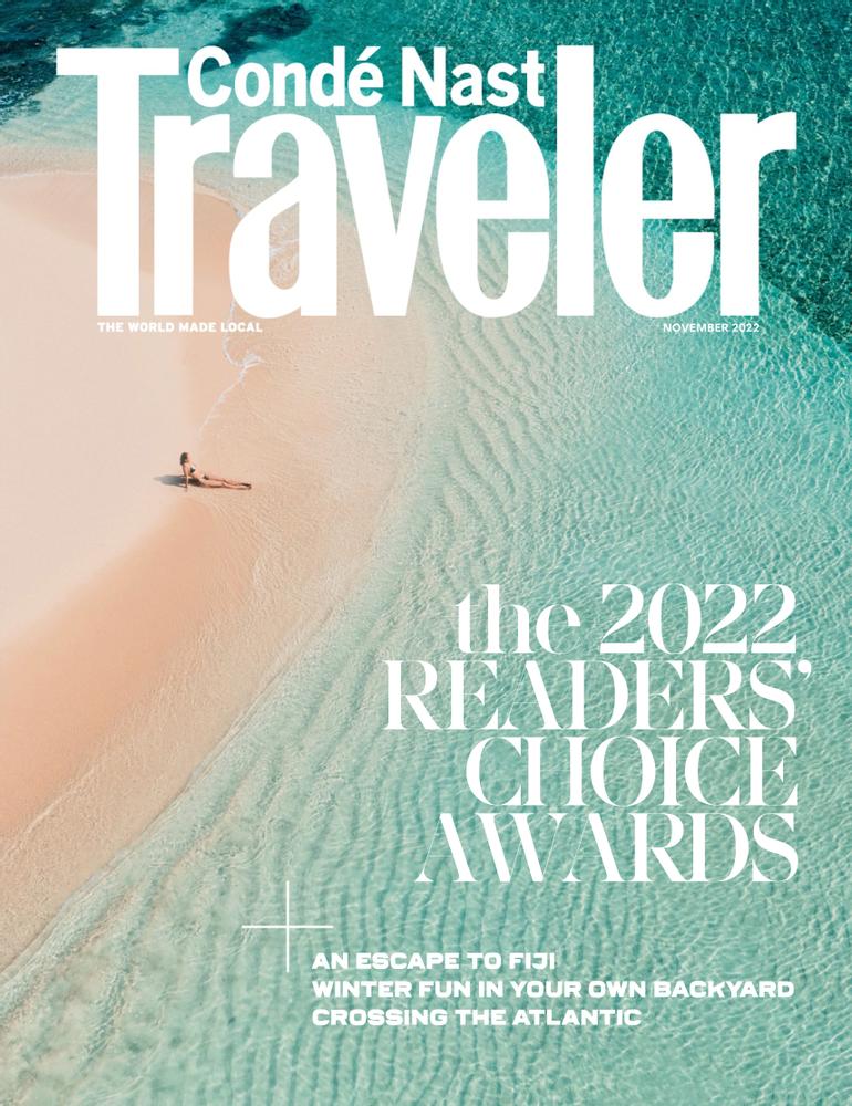 Condé-Nast-Traveler November 01, 2022 Issue Cover