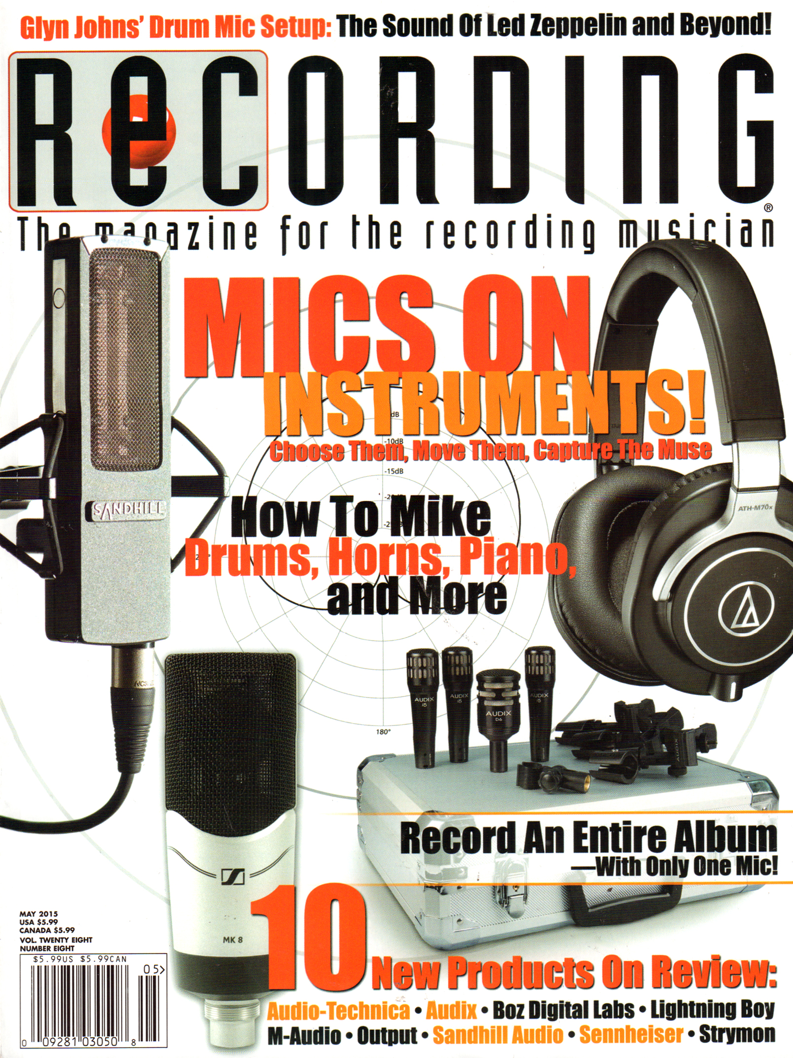 Recording-Magazine May 01, 2015 Issue Cover