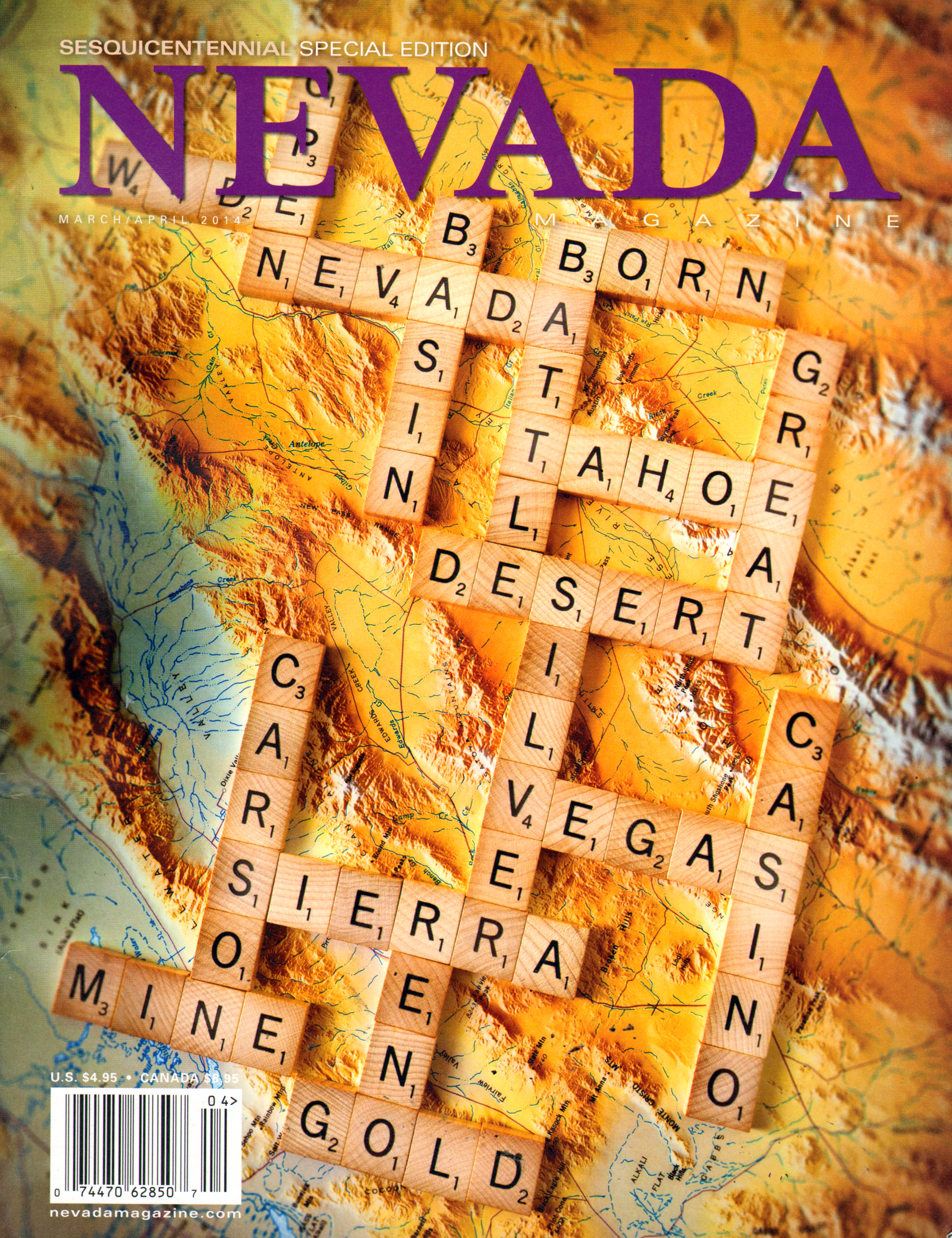 Nevada-Magazine March 01, 2014 Issue Cover