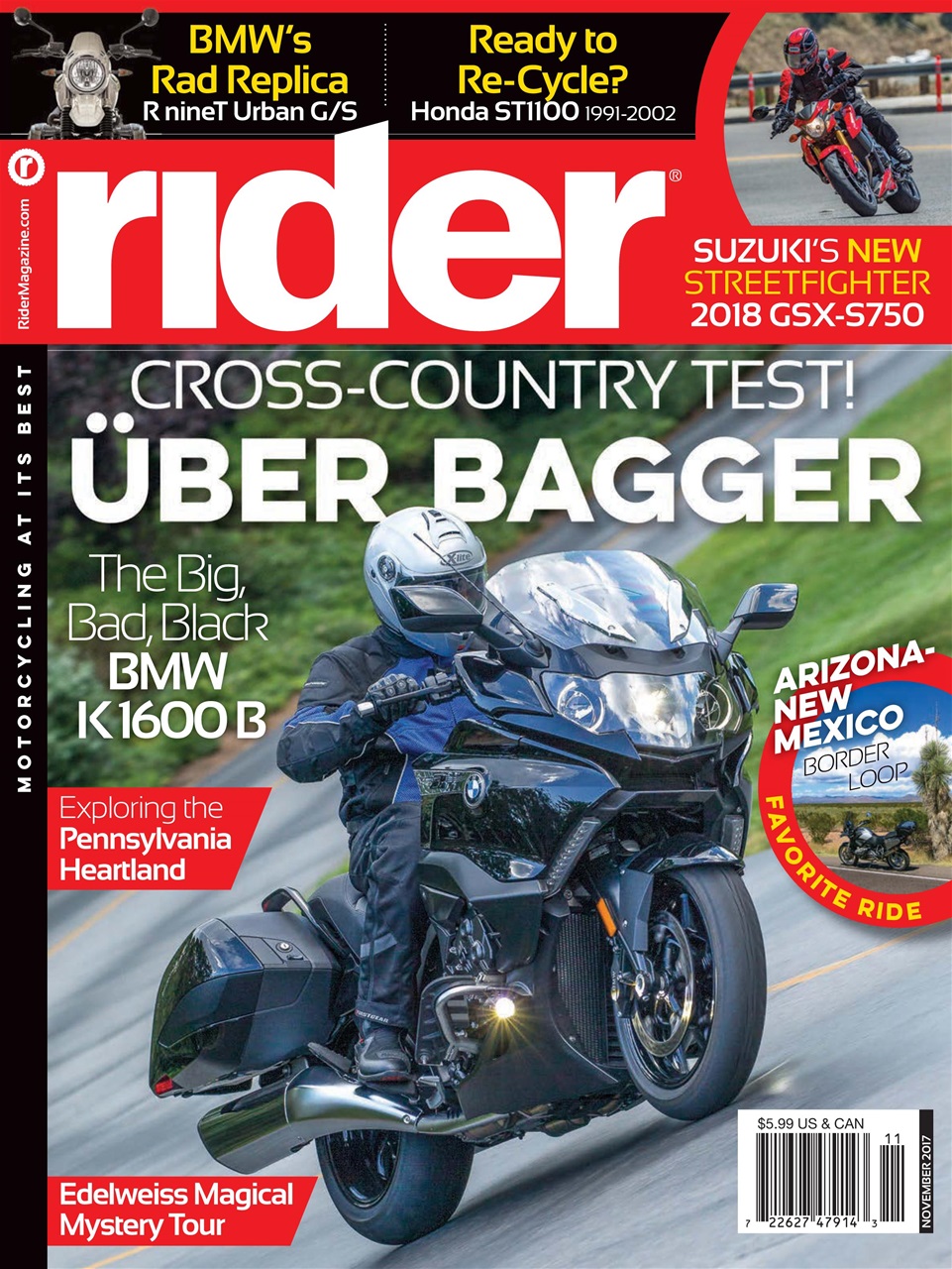 rider November 01, 2017 Issue Cover