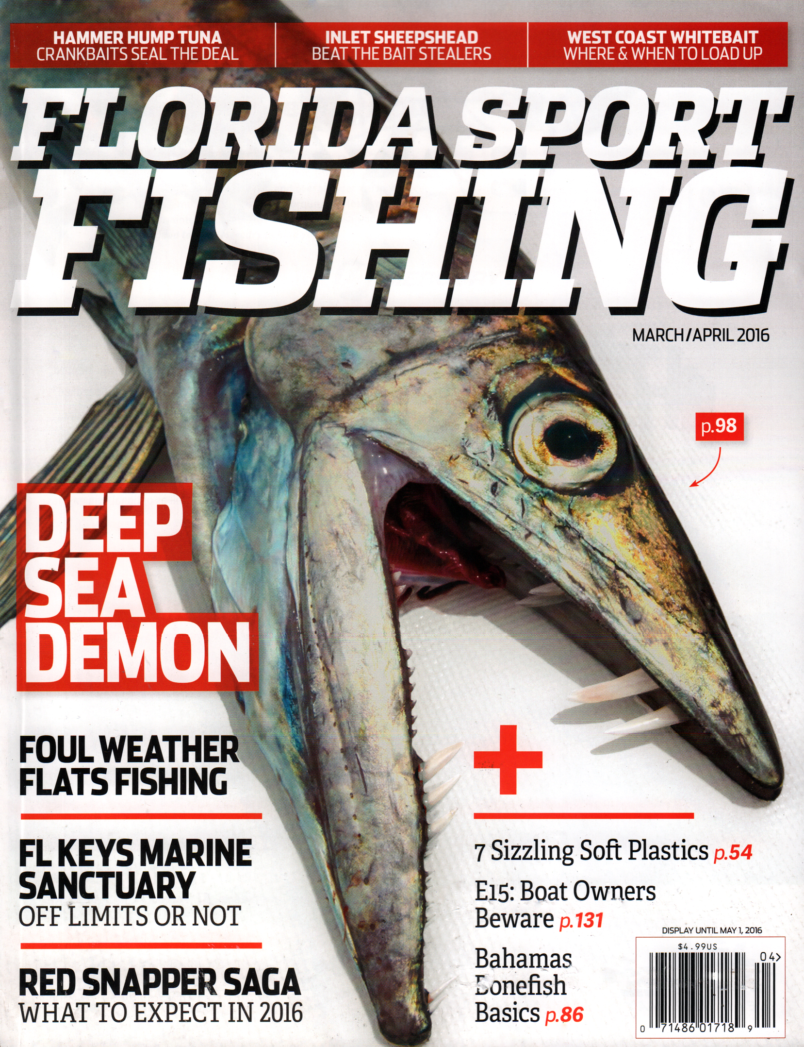 Florida-Sport-Fishing March 01, 2016 Issue Cover