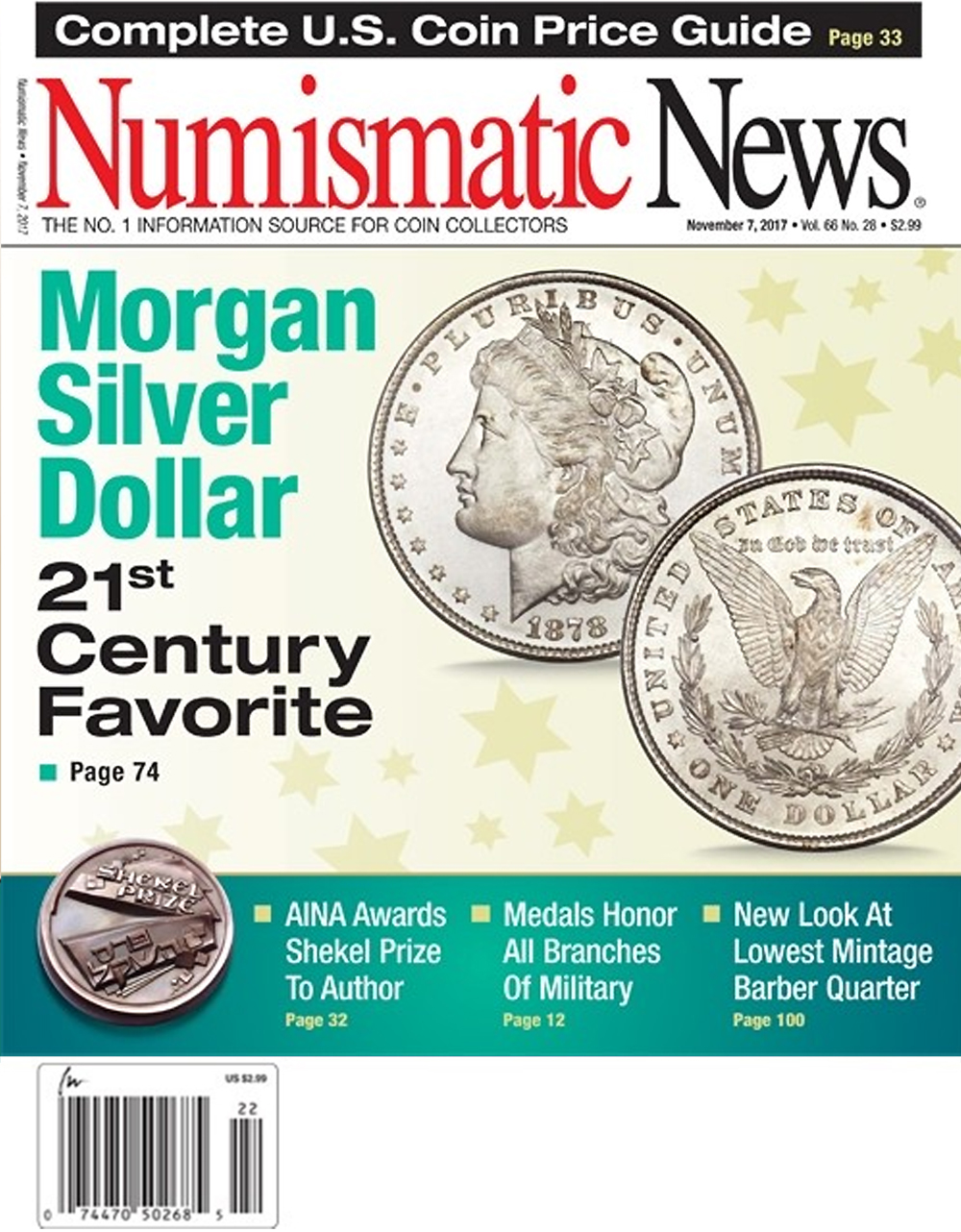 Numismatic-News November 07, 2017 Issue Cover