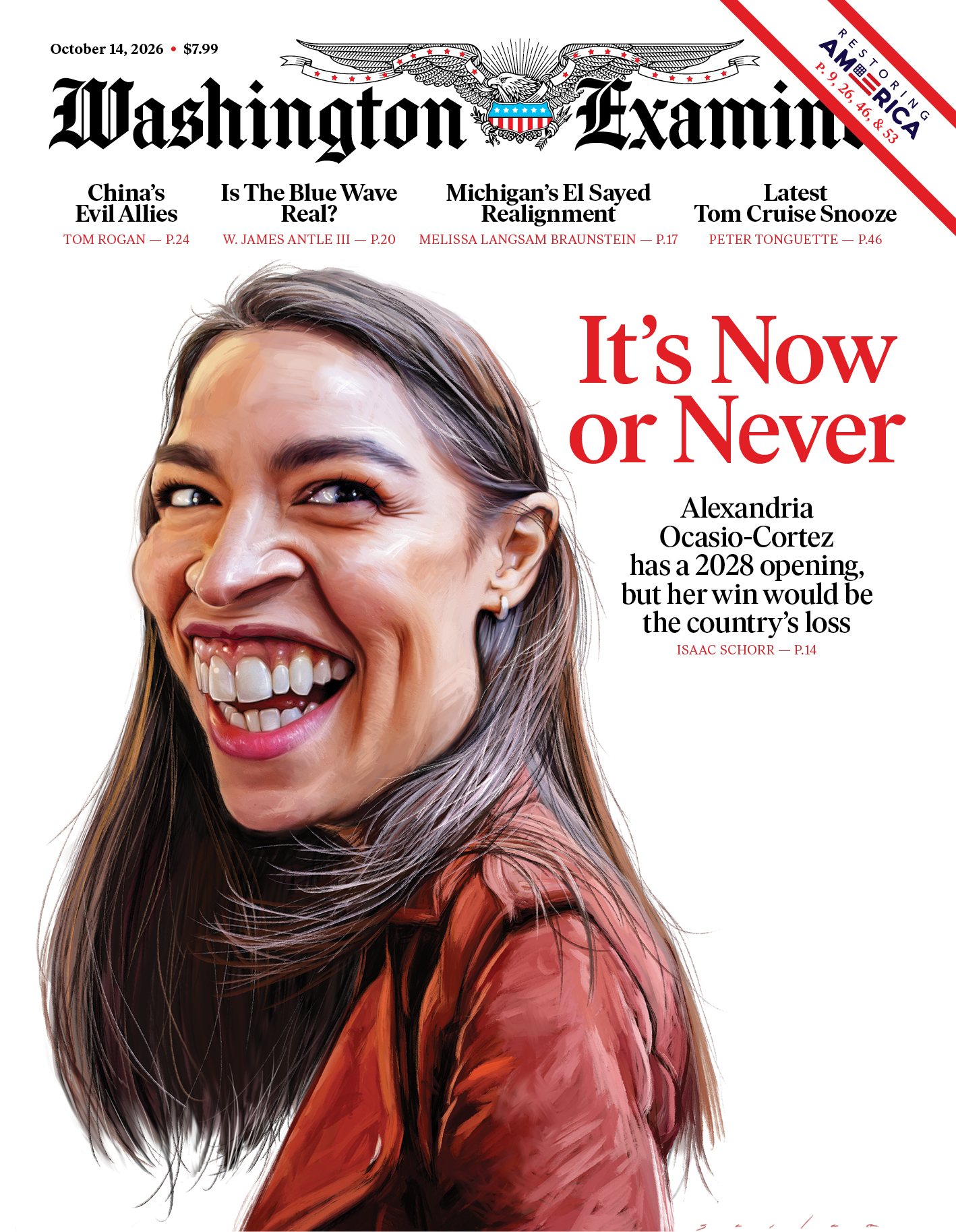 Washington-Examiner October 14, 2026 Issue Cover