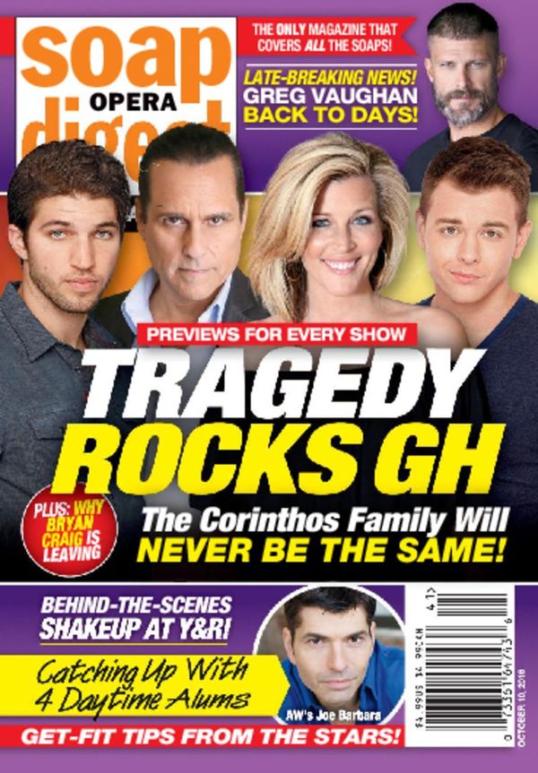 Soap-Opera-Digest October 10, 2016 Issue Cover