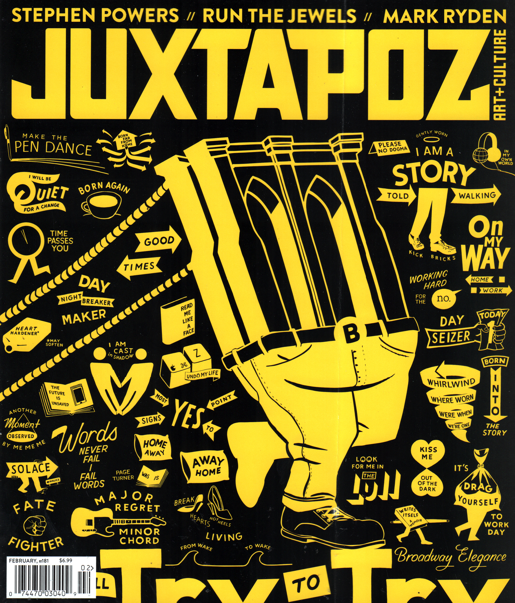 Juxtapoz February 01, 2016 Issue Cover