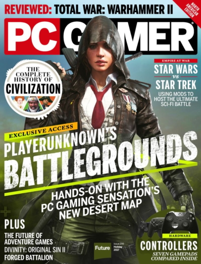 PC Gamer (US Edition) December 25, 2017 Issue Cover