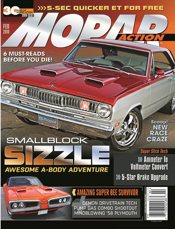 Mopar-Action February 01, 2018 Issue Cover