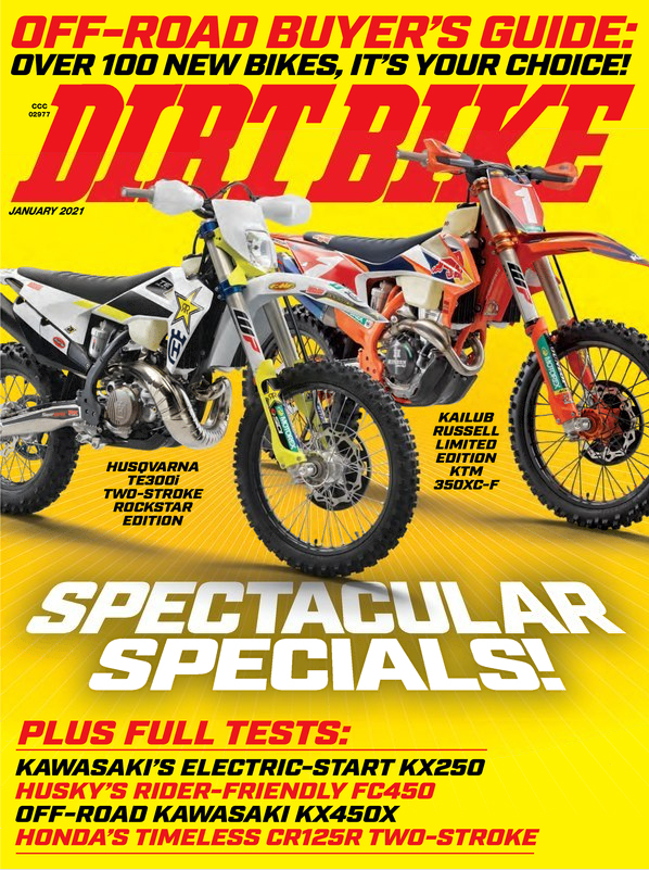 Dirt-Bike January 01, 2021 Issue Cover