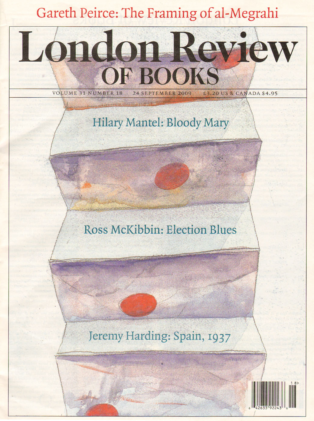 London-Review-Of-Books September 01, 2009 Issue Cover