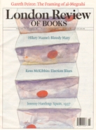 London-Review-Of-Books September 01, 2009 Issue Cover