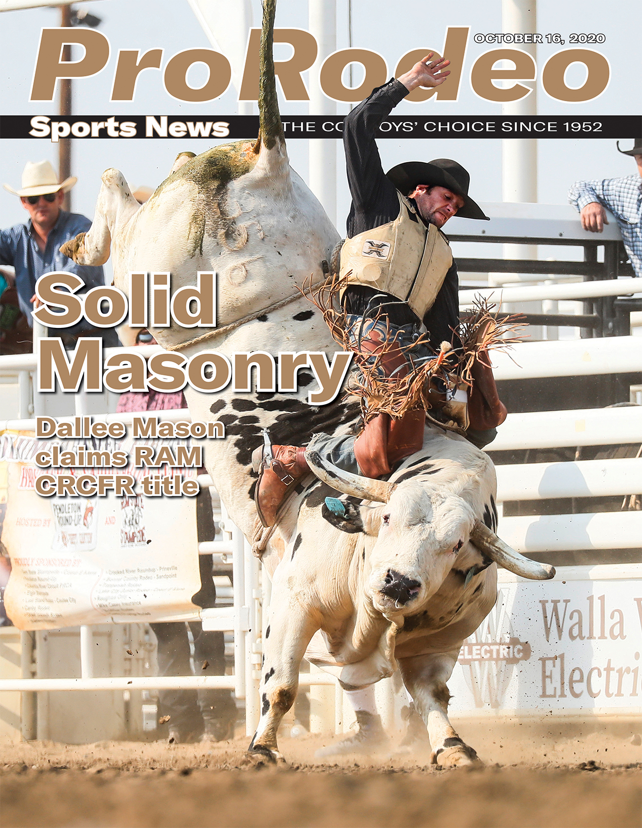 Pro-Rodeo-Sports-News October 16, 2020 Issue Cover