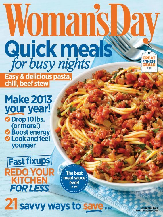 Womans-Day January 01, 2013 Issue Cover