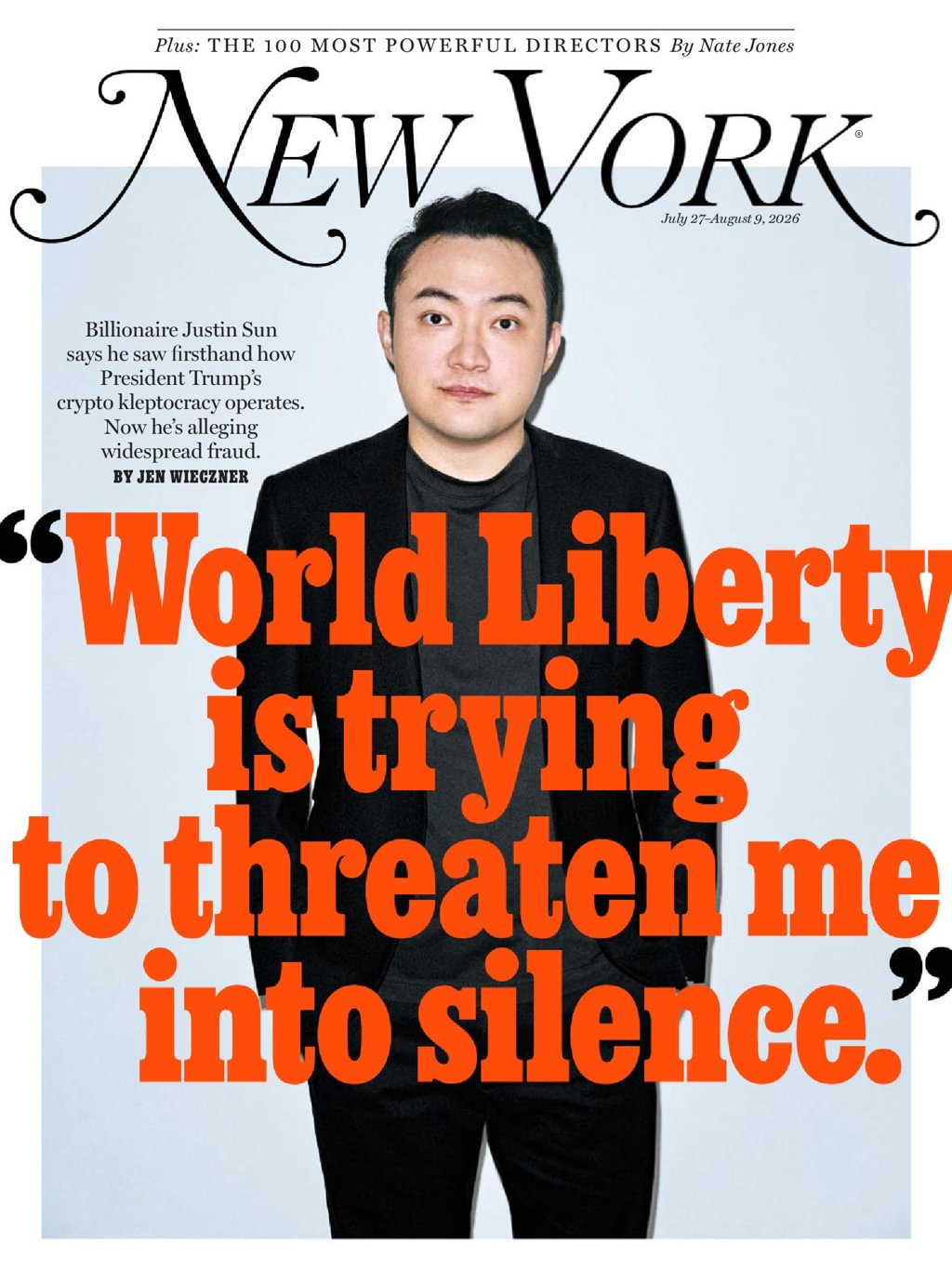 New-York-Magazine July 27, 2026 Issue Cover