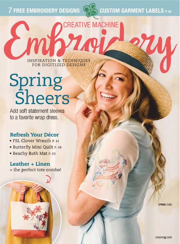 Creative-Machine-Embroidery March 01, 2020 Issue Cover