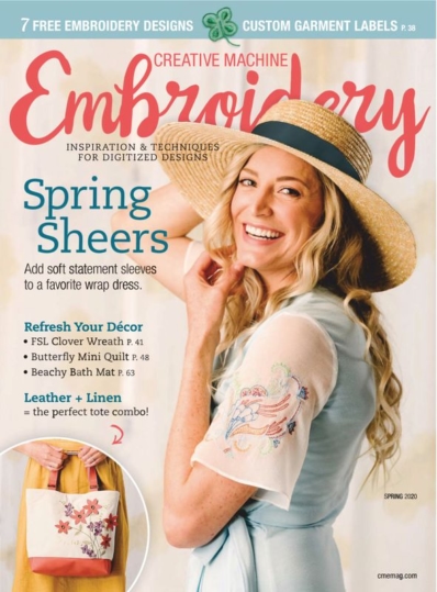 Creative Machine Embroidery March 01, 2020 Issue Cover
