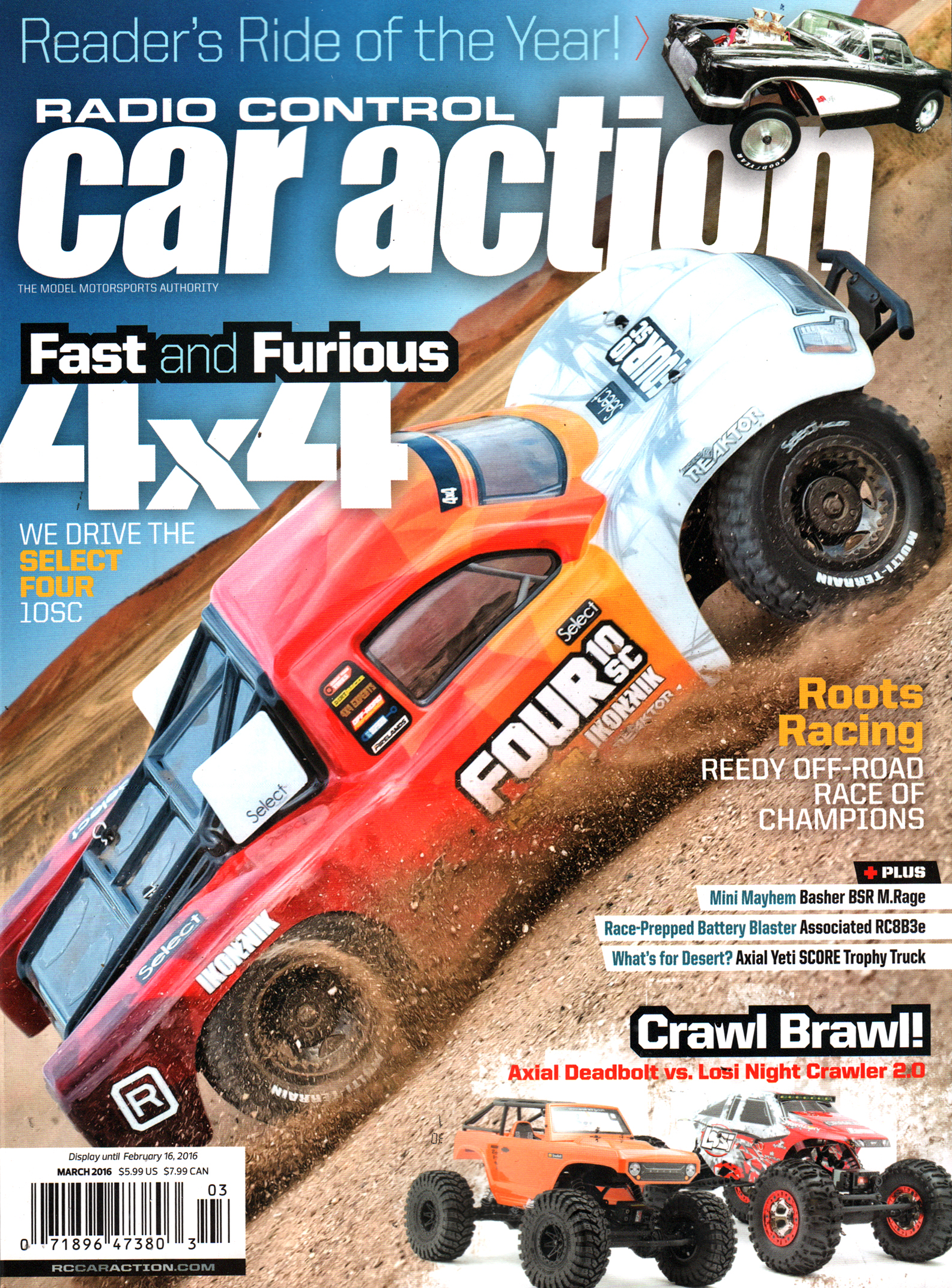 Radio-Control-Car-Action March 01, 2016 Issue Cover