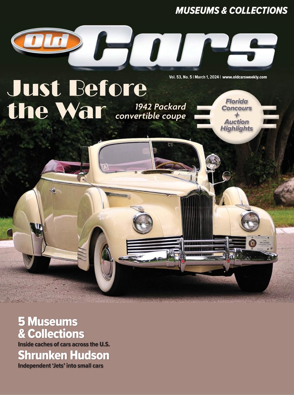 Old-Cars March 01, 2024 Issue Cover