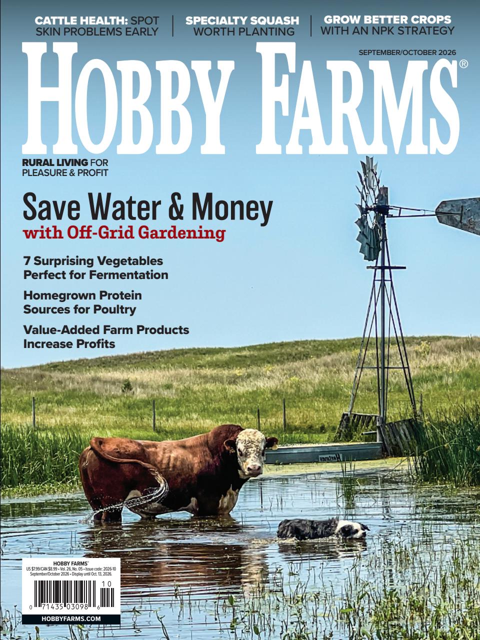Hobby-Farms September 01, 2026 Issue Cover