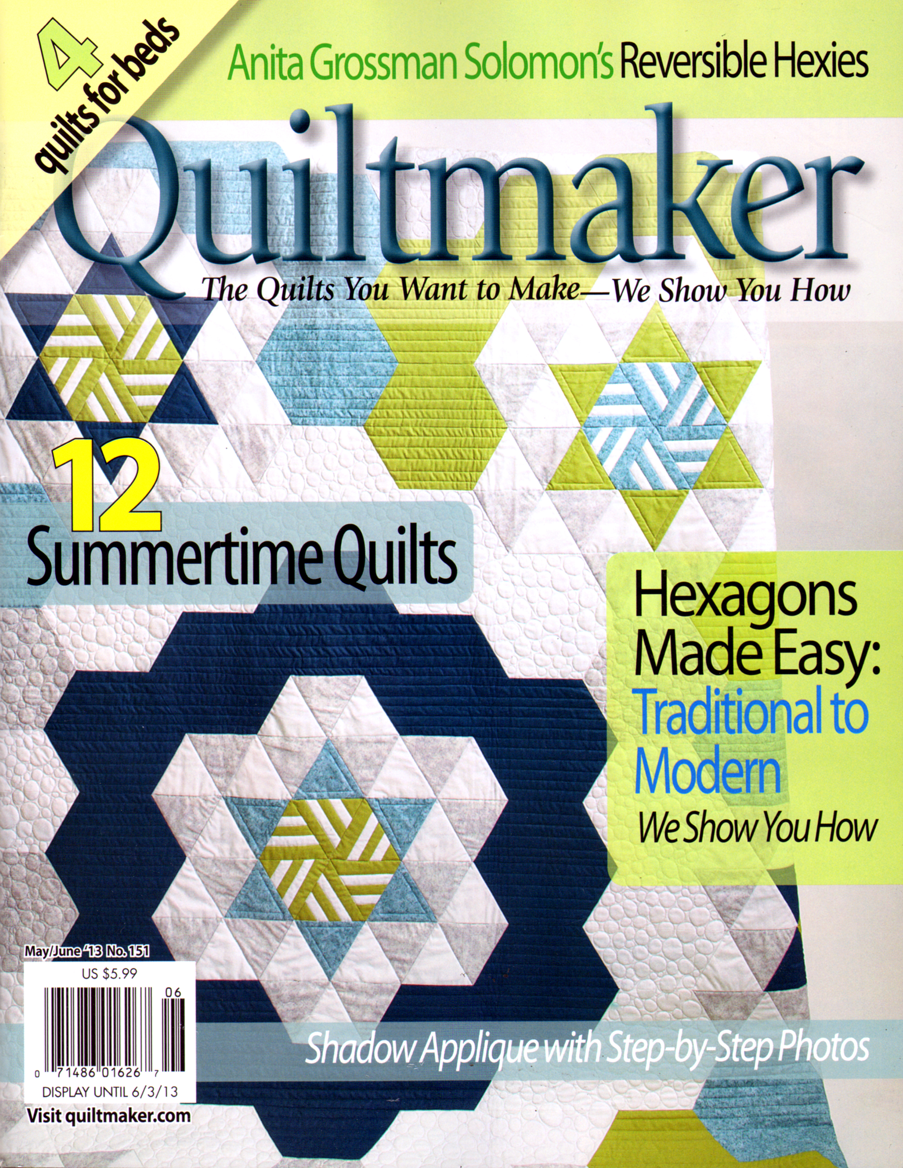 Quiltmaker May 01, 2013 Issue Cover