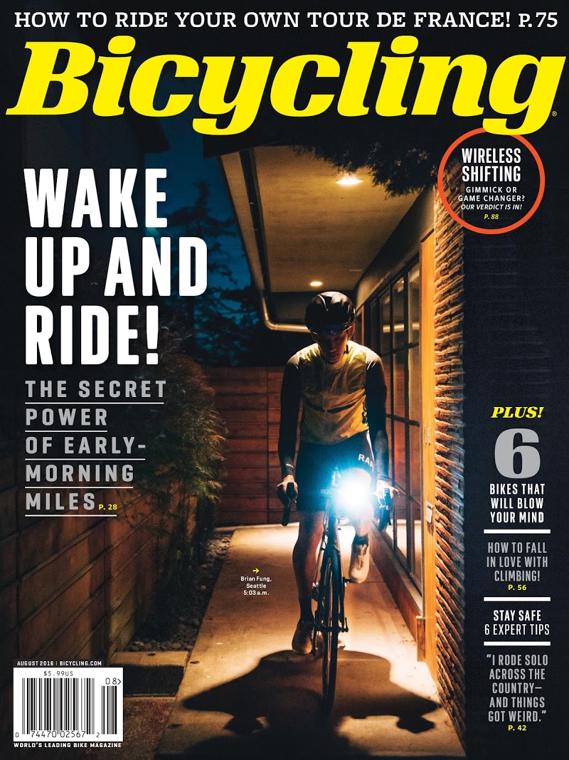 Bicycling August 01, 2016 Issue Cover