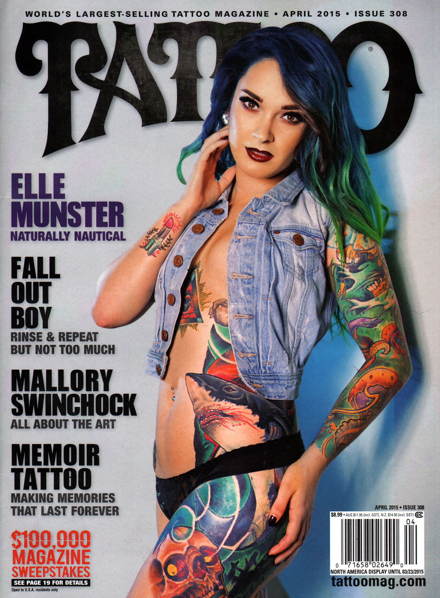 Tattoo April 01, 2015 Issue Cover
