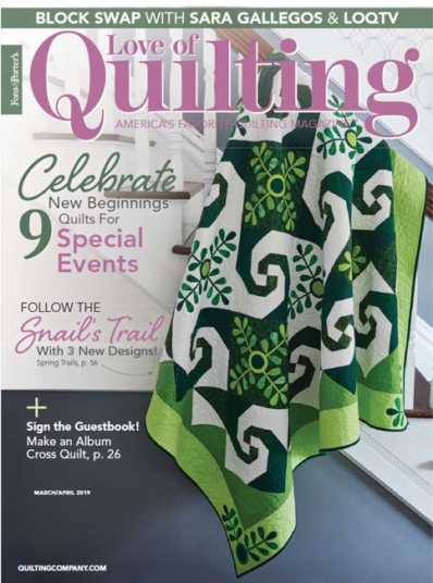 Fons & Porter's Love of Quilting March 01, 2019 Issue Cover