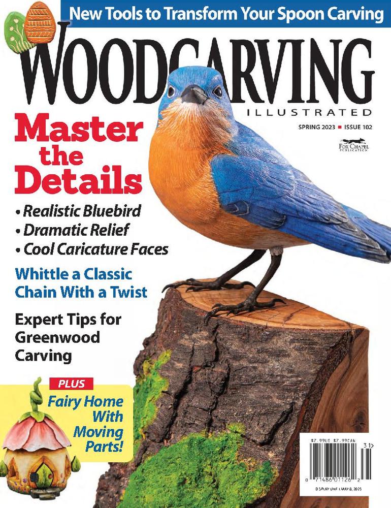 Wood-Carving-Illustrated March 01, 2023 Issue Cover