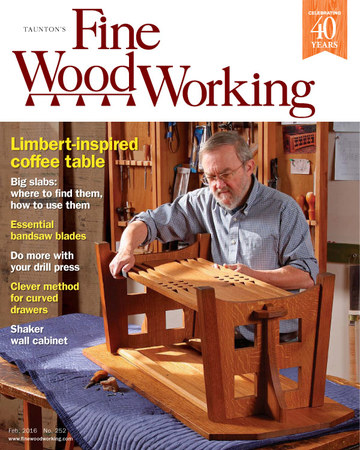 Fine-Woodworking January 01, 2016 Issue Cover